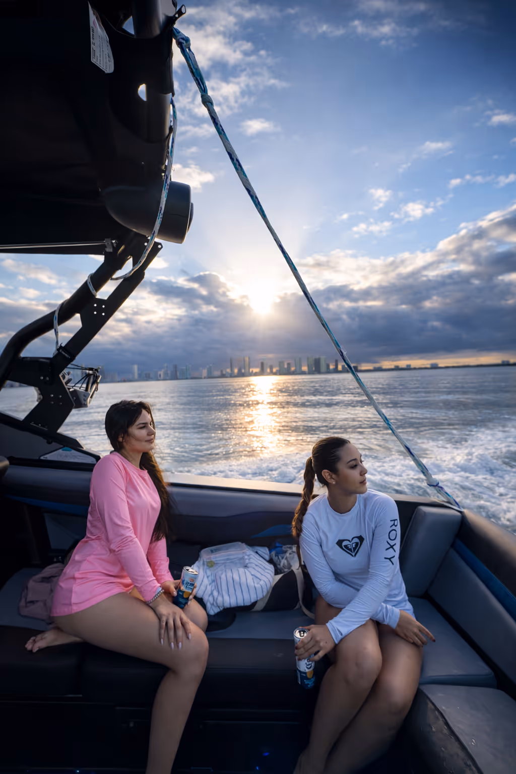 Sunset on the water